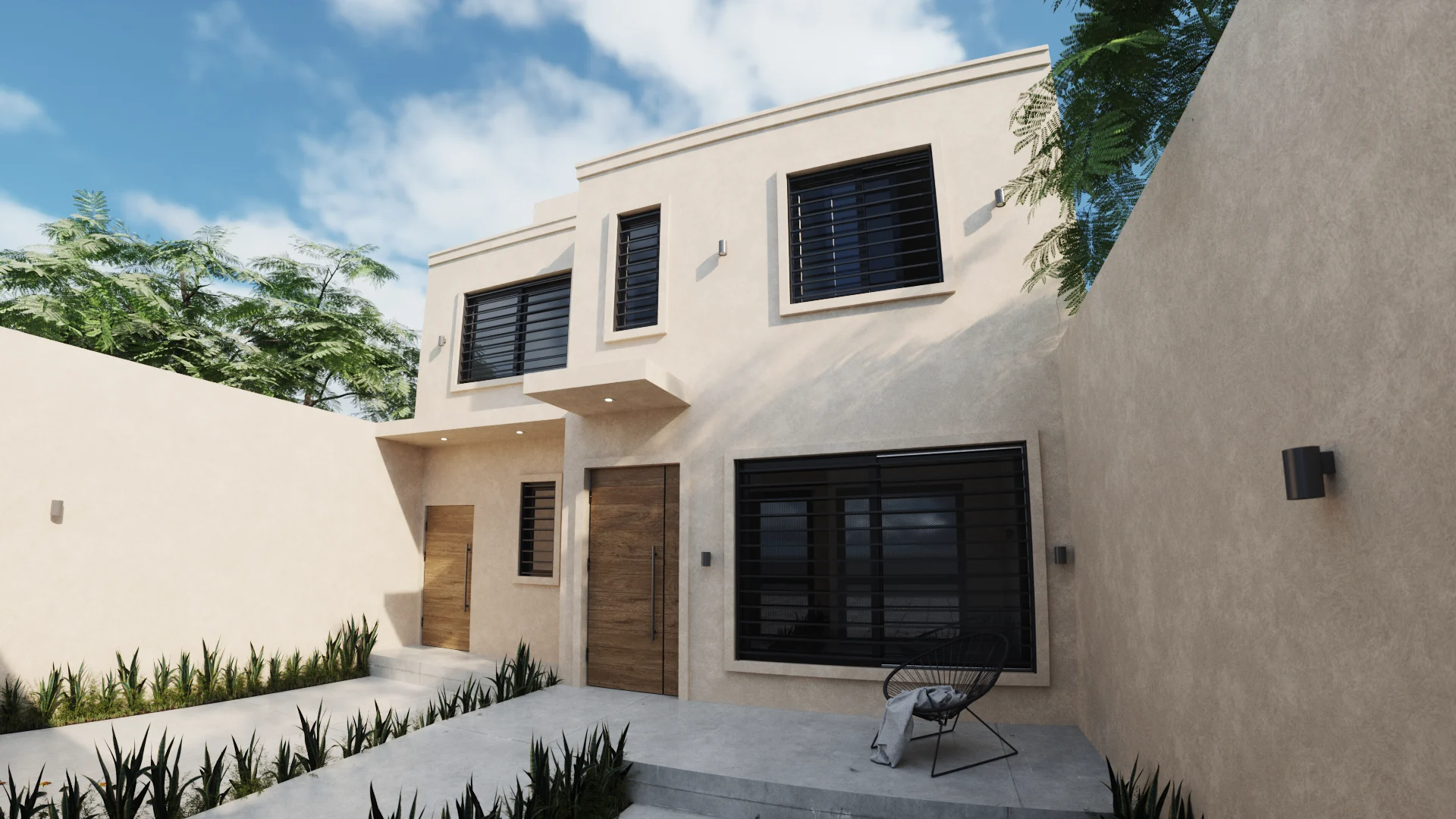Condarco 5065 — façade, 3D visualization