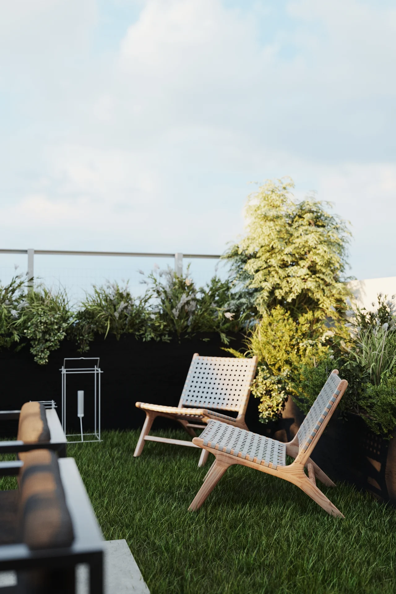 Sarmiento 328 — terrace, 3D visualization