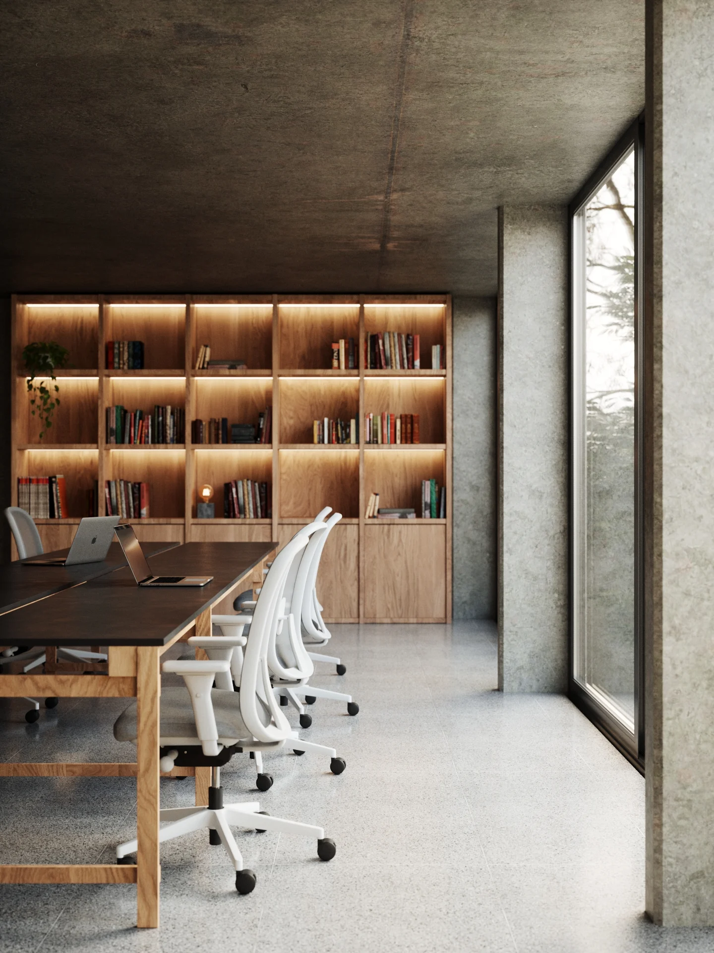 Sarmiento 328 — lobby, 3D visualization