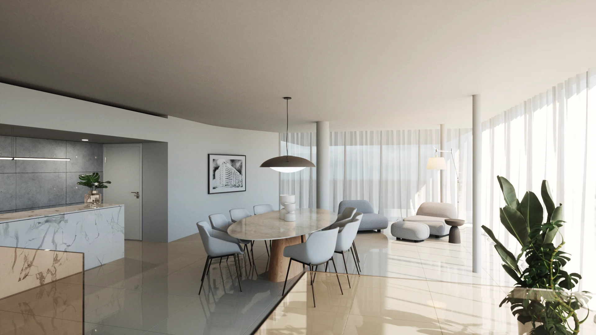 Leblon Apartments — architectural visualization 7