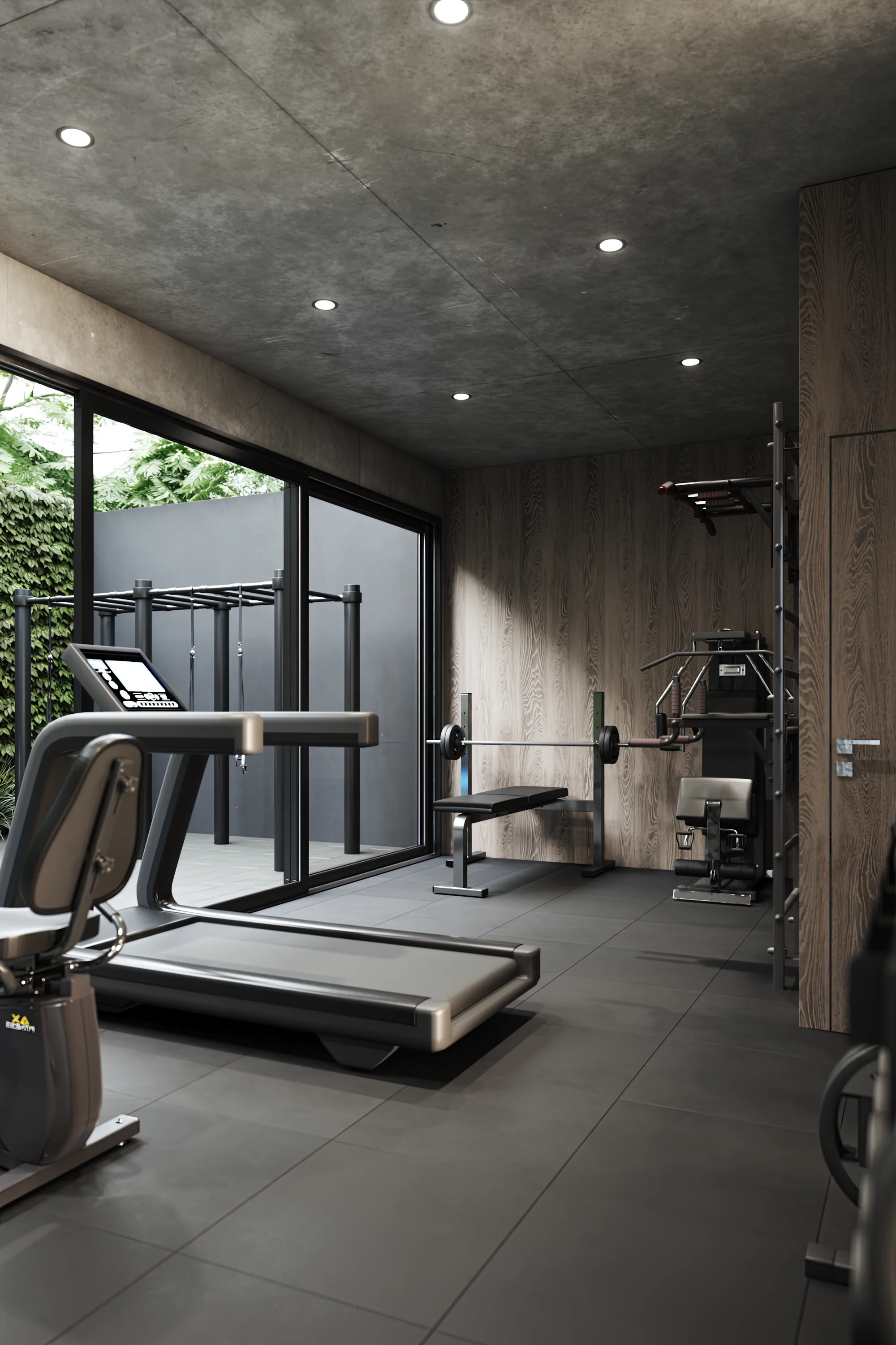 Arevalo 1480 — gym, 3D visualization