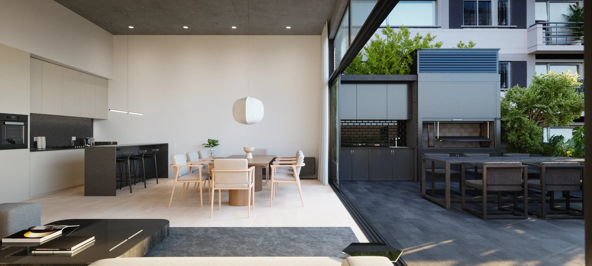 Bonpland 1435 — façade, 3D visualization