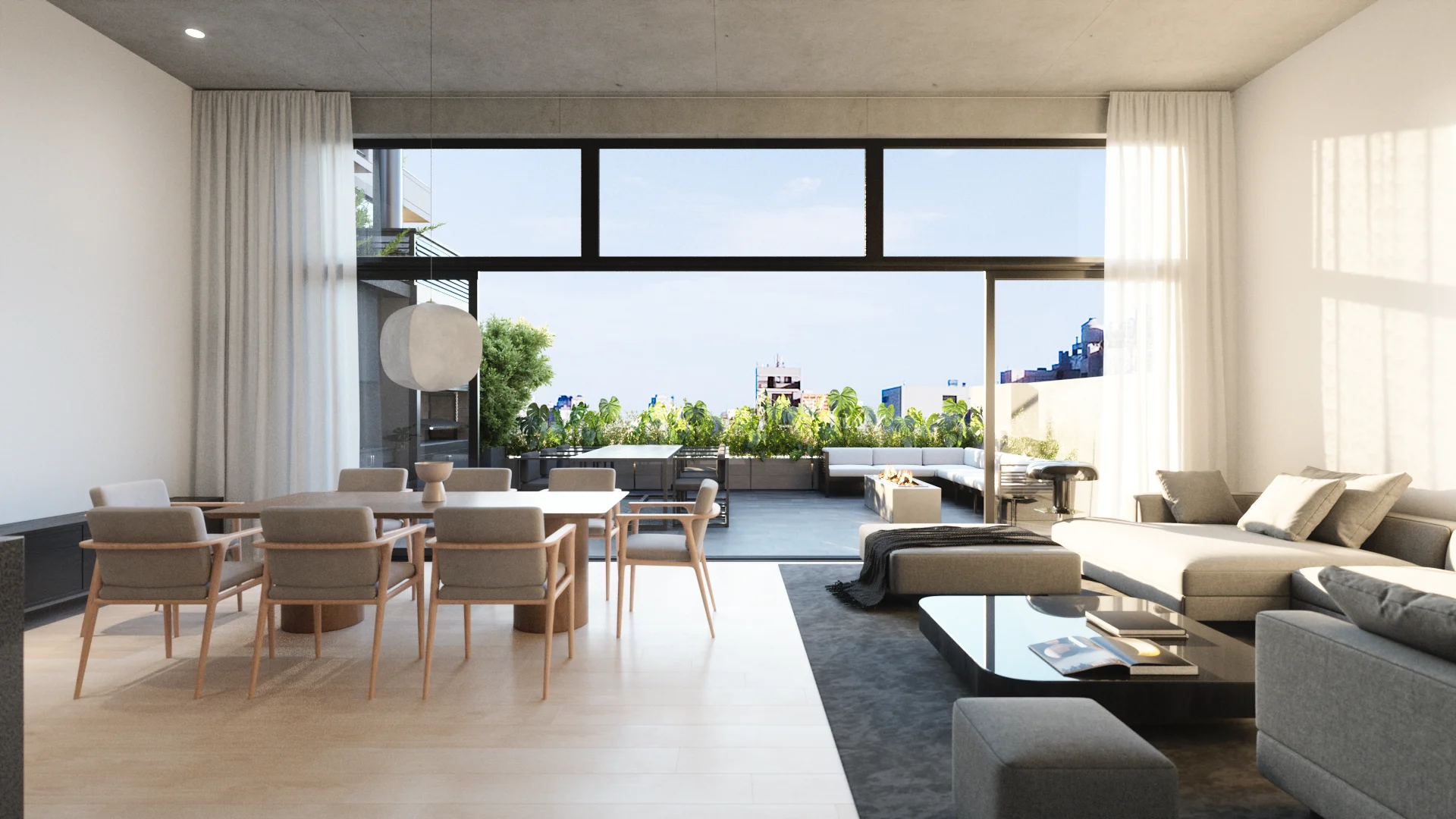 Bonpland 1435 — façade, 3D visualization
